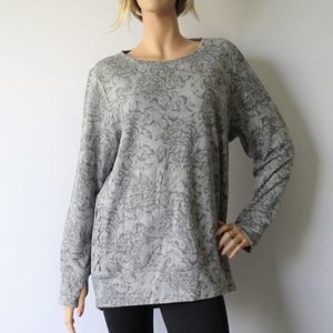 Ideology Active Floral Long Sleeve T-Shirt NWT